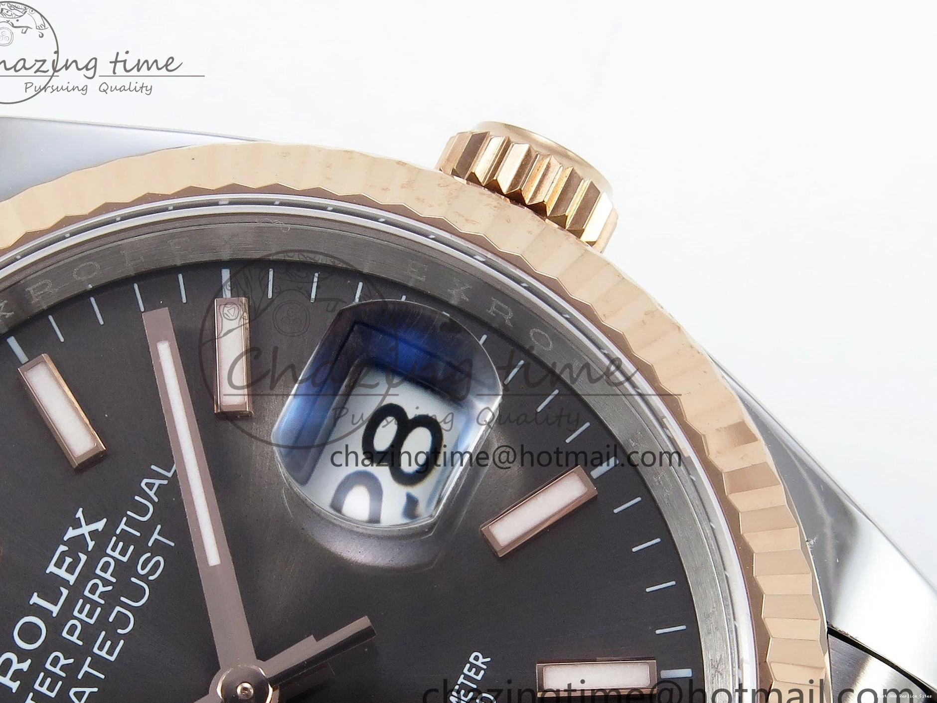 Good Copy Rolex Watches VR Brown Bracelet Best APF Edition 126231 RG 36 on FreshLook Sitck 1:1 SS DateJust Dial Jubilee 1590 904L Steel 0112